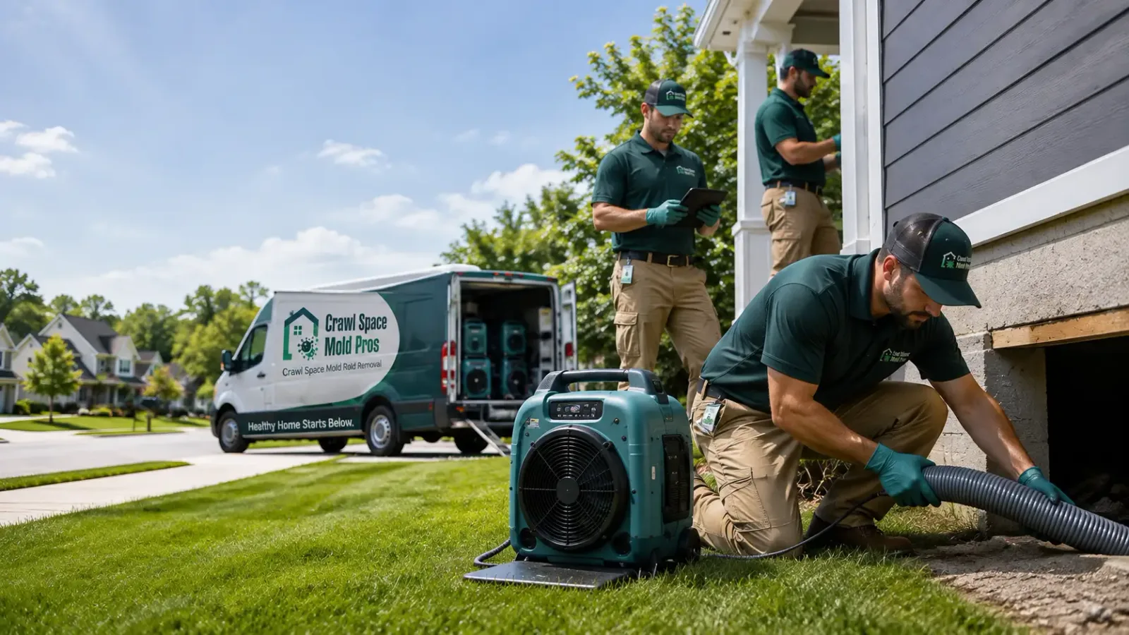 Crawl Space Mold Removal in Oxford, OH